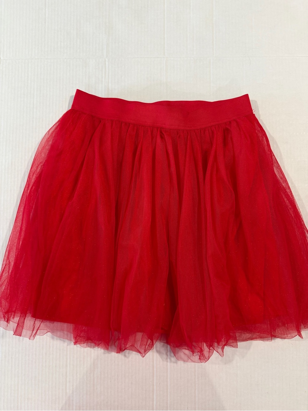 Spirit Red Layered Tulle Tutu Mini Skirt
